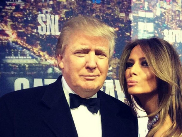 Donald and Melania Trump, Facebook 640